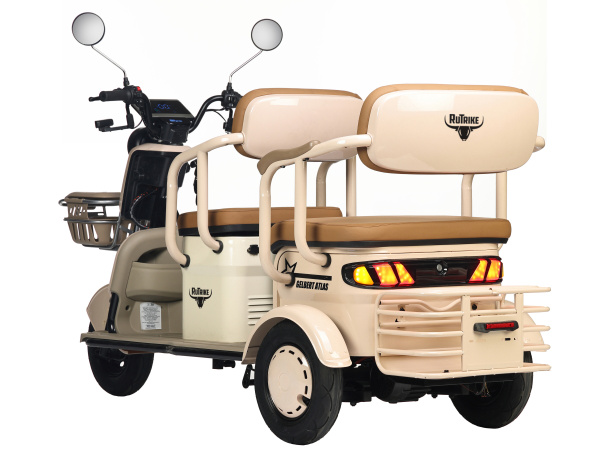 Пассажирский электротрицикл Rutrike (Рутрайк) Gelbert Atlas 48V/60V 600Вт | Мототека