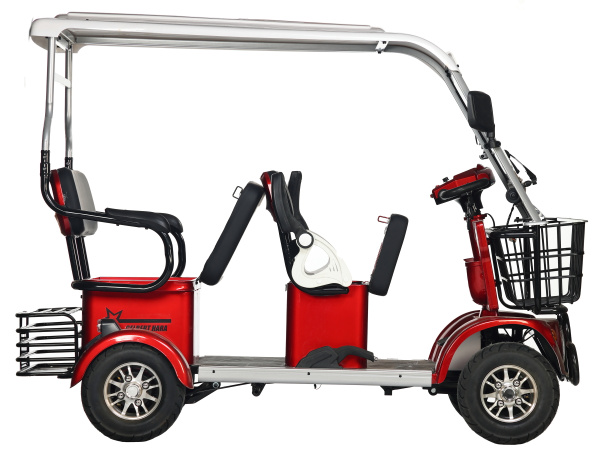 Пассажирский электротрицикл Rutrike (Рутрайк) Gelbert Hara 48V/60V 600Вт | Мототека