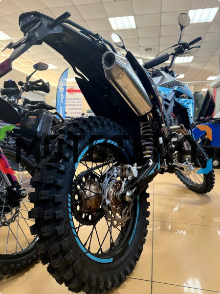 Мотоцикл кроссовый / эндуро Regulmoto (Регулмото) ZR PR 300 4 valves 6 Gear чёрный/синий с ПТС | Мототека Мотоцикл кроссовый / эндуро Regulmoto (Регулмото) ZR PR 300 4 valves 6 Gear чёрный/синий с ПТС | Мототека