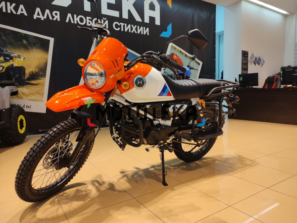 Мопед Мотомир COLT SCRAMBLER оранжевый/белый | Мототека