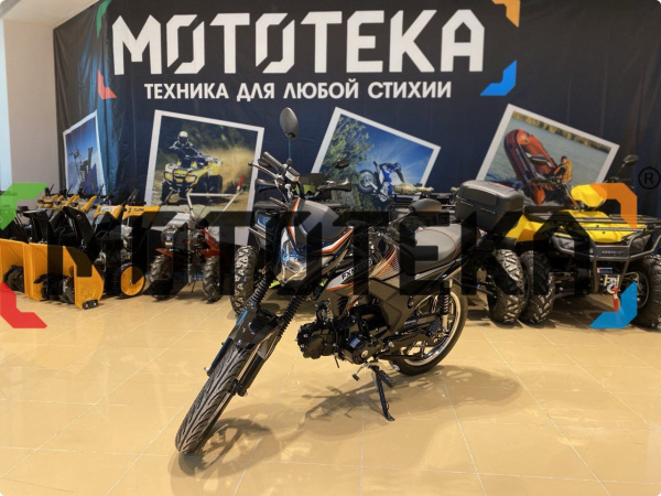 Мопед FXMOTO (ФХМото) STORM LUX 49 (125) чёрный/красный | Мототека